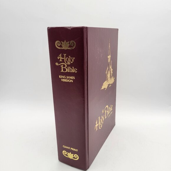 Vintage Holy Bible KJV Giant Print Red Letter Concordance 1975 Hardcover - Picture 2 of 13